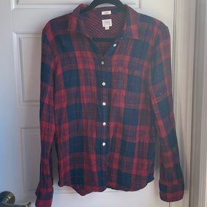 Jcrew factory plaid button up